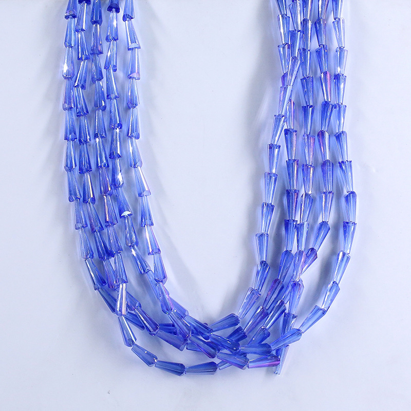 medium blue,4x8MM About 70 pcs/strand