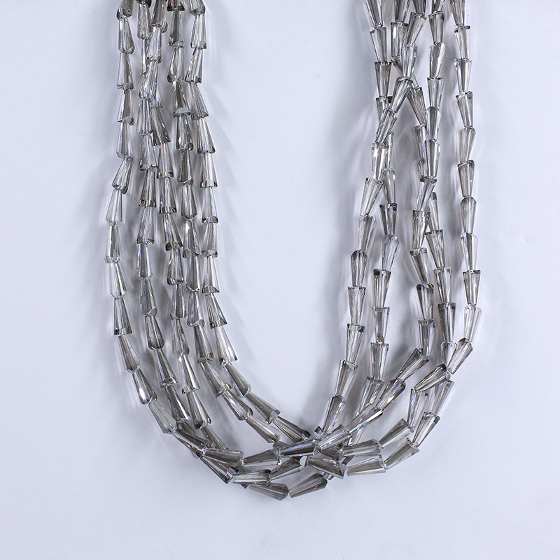 gray,,6x12MM About 70 pcs/strand