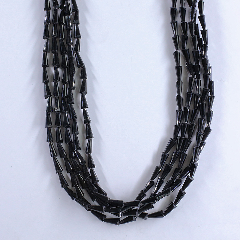 black,4x8MM About 70 pcs/strand