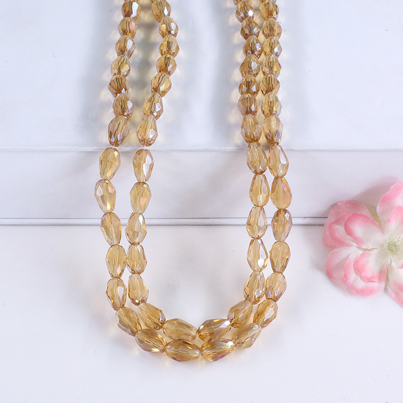 24,4*6mm,About 140 pcs/20 strand