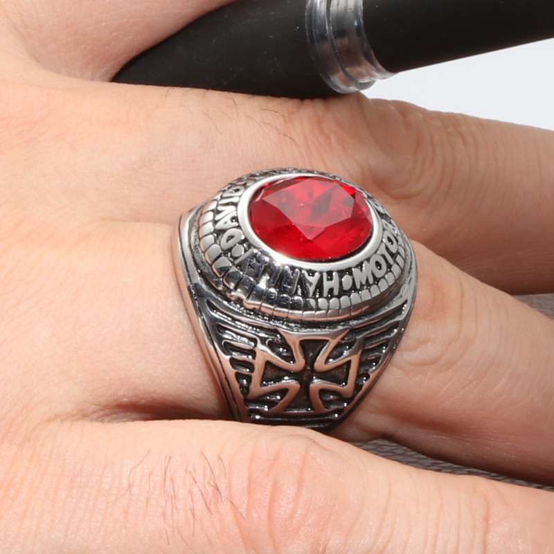 Silver Ruby Ring Ring Number 11