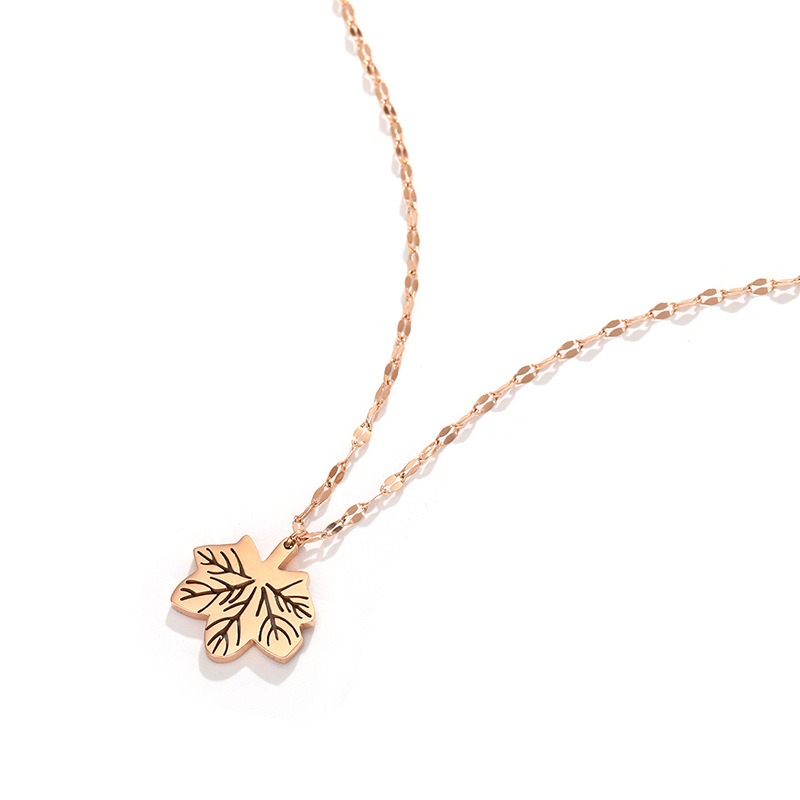 4:Maple leaf rose gold