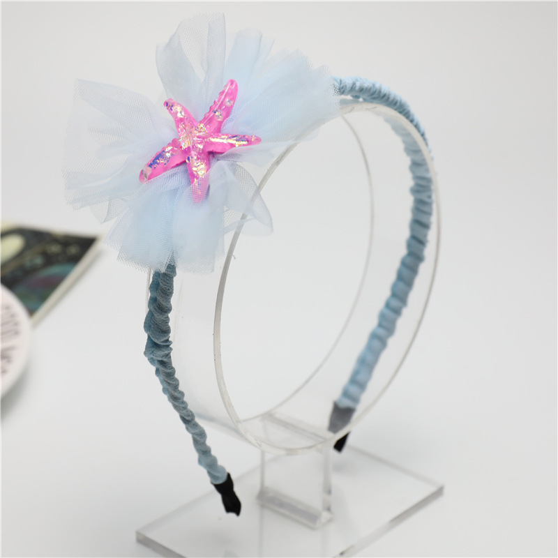 8:Starfish blue headband