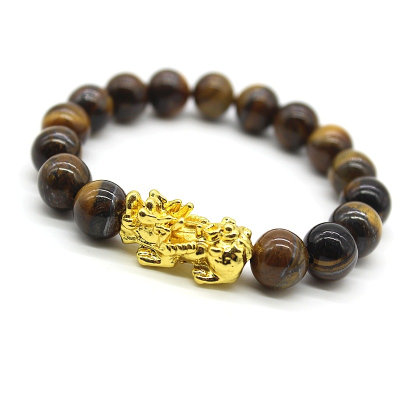 1:10 mm diameter tiger's eye stone