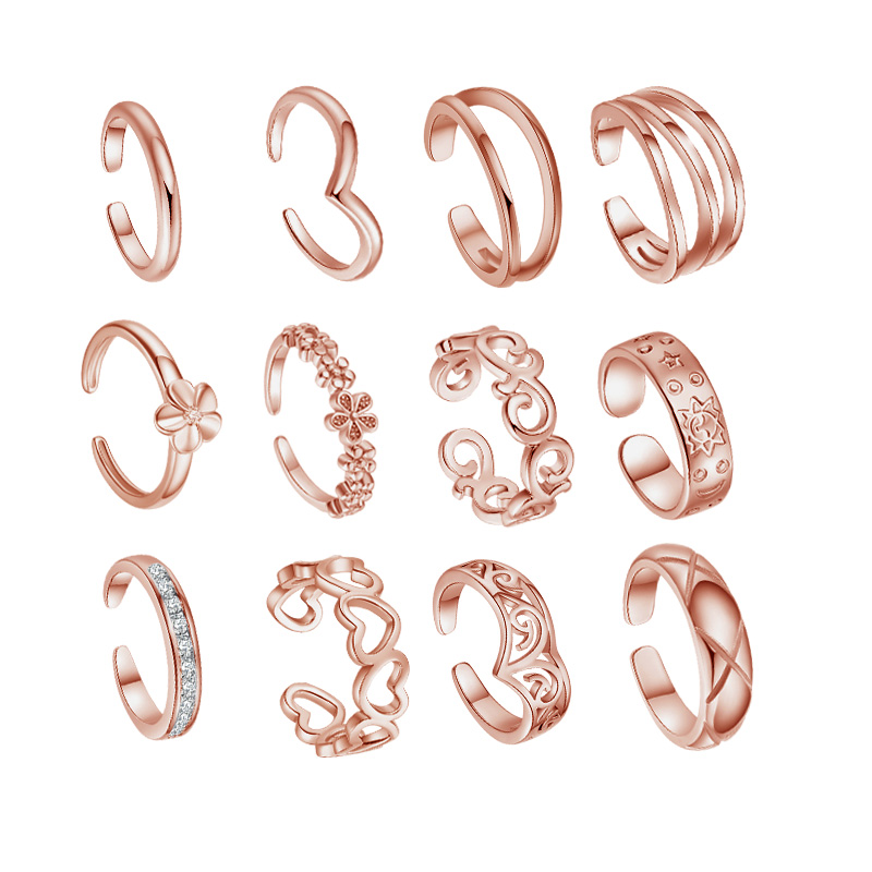  rose gold color plated