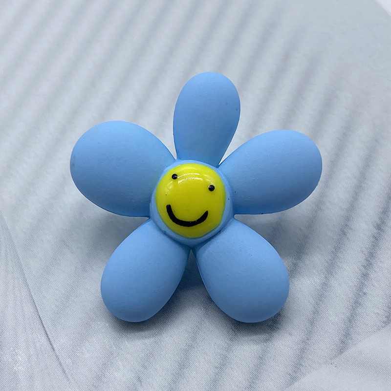 Smiley face light blue