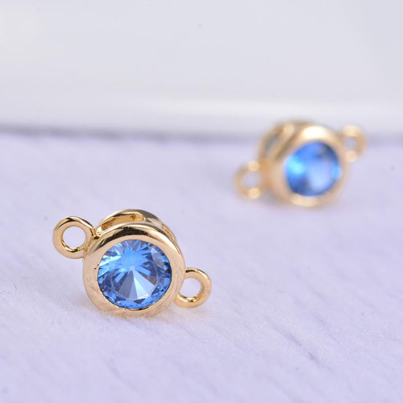 4mm blue rhinestone