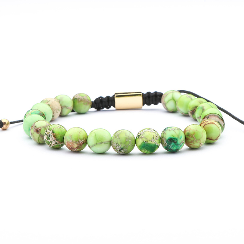 1:Tr-051 Green Regal Stone Bracelet