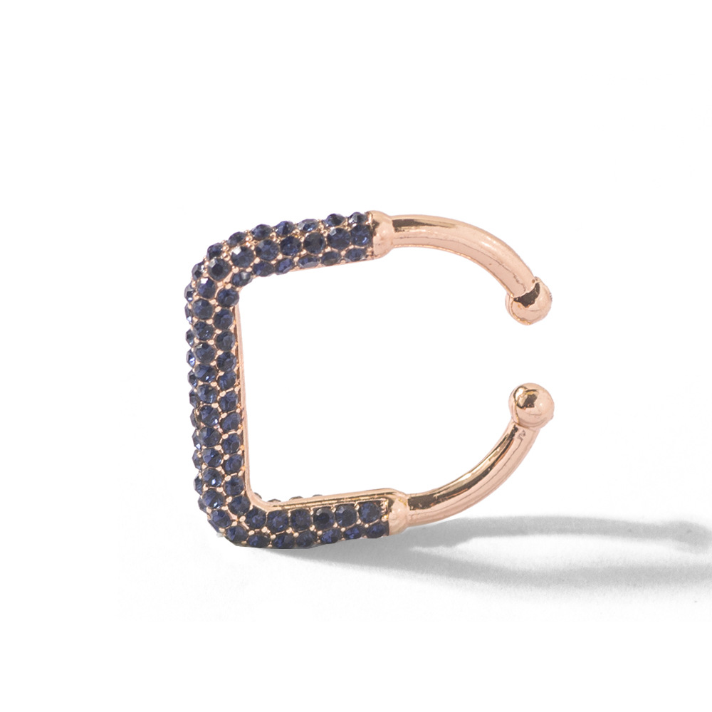 Rose gold and blue diamonds