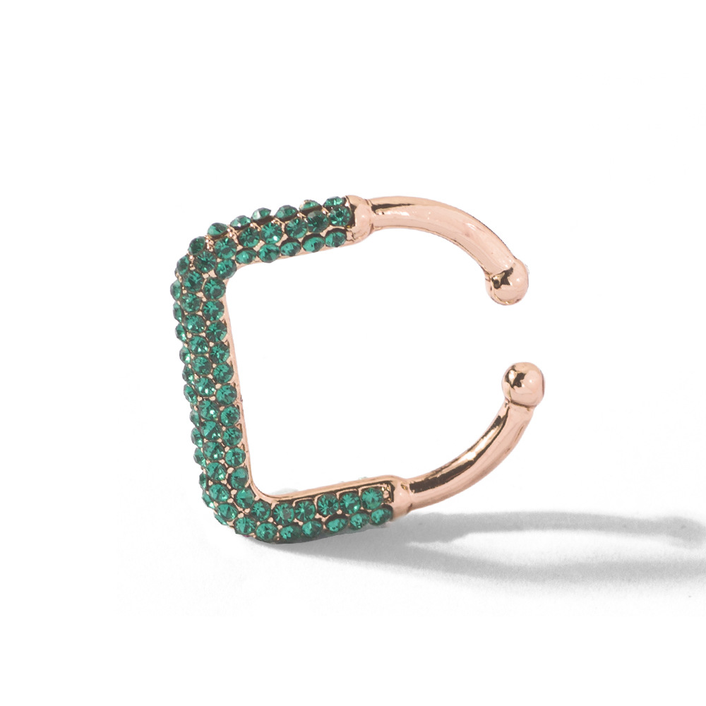 Rose Gold Green Diamond