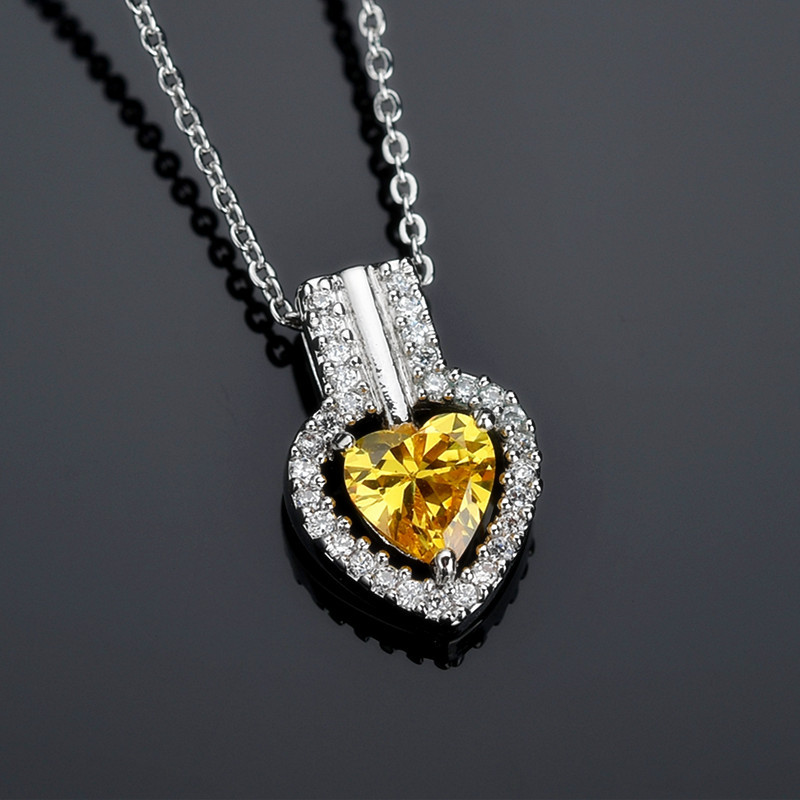 Gold Zircon Necklace