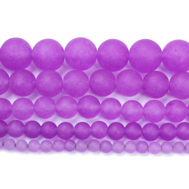 light purple,4mm（About 90 PC/Strand）