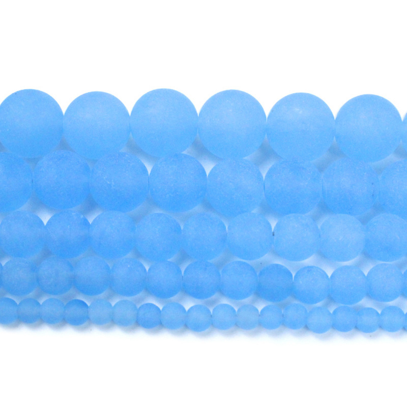 light blue,6mm（About 60 PC/Strand）