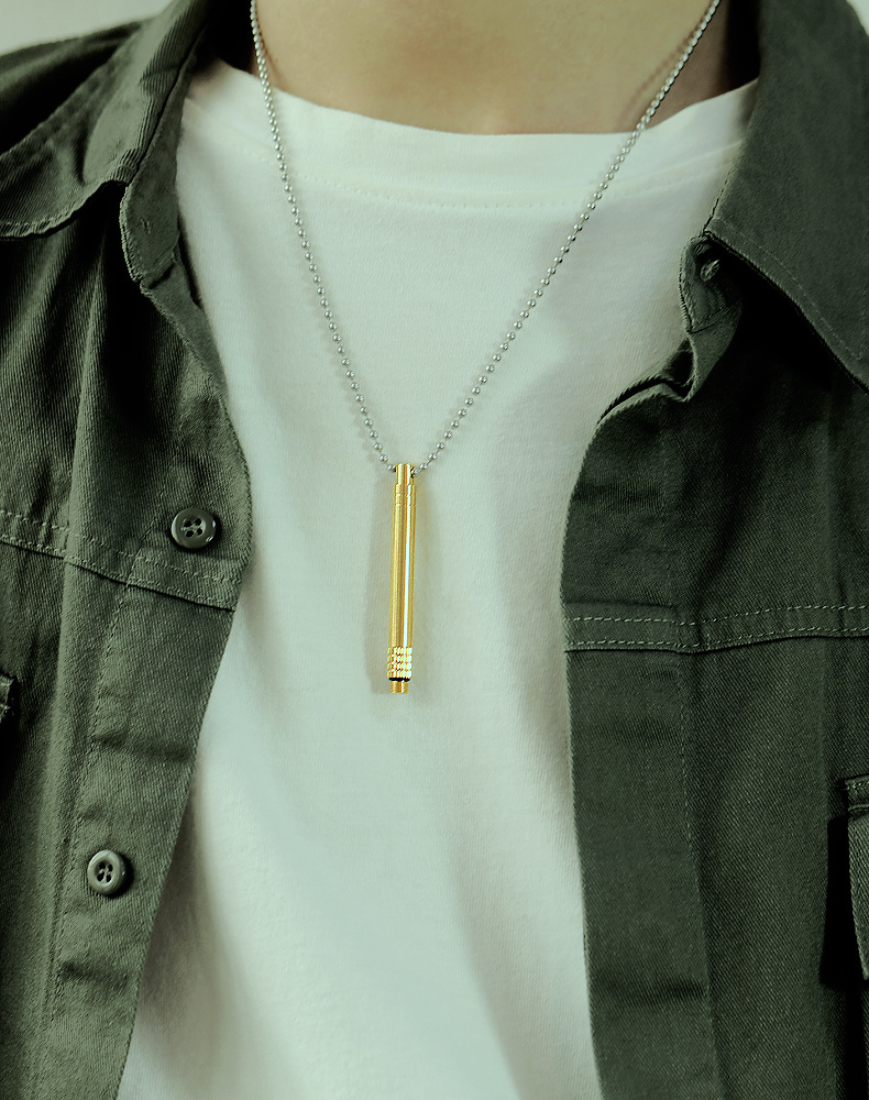 Golden pendant