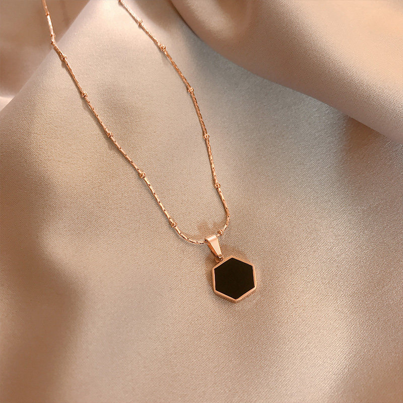 2:Hexagonal pendant