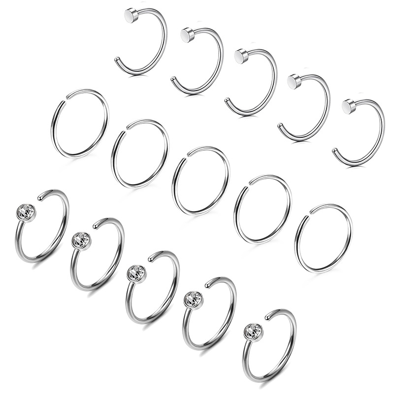 2:silver 15 pieces set