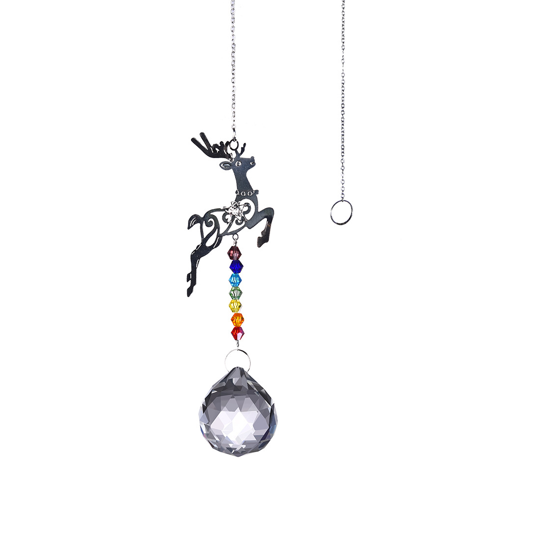 30 MM lamp ball elk pendant -- transparent