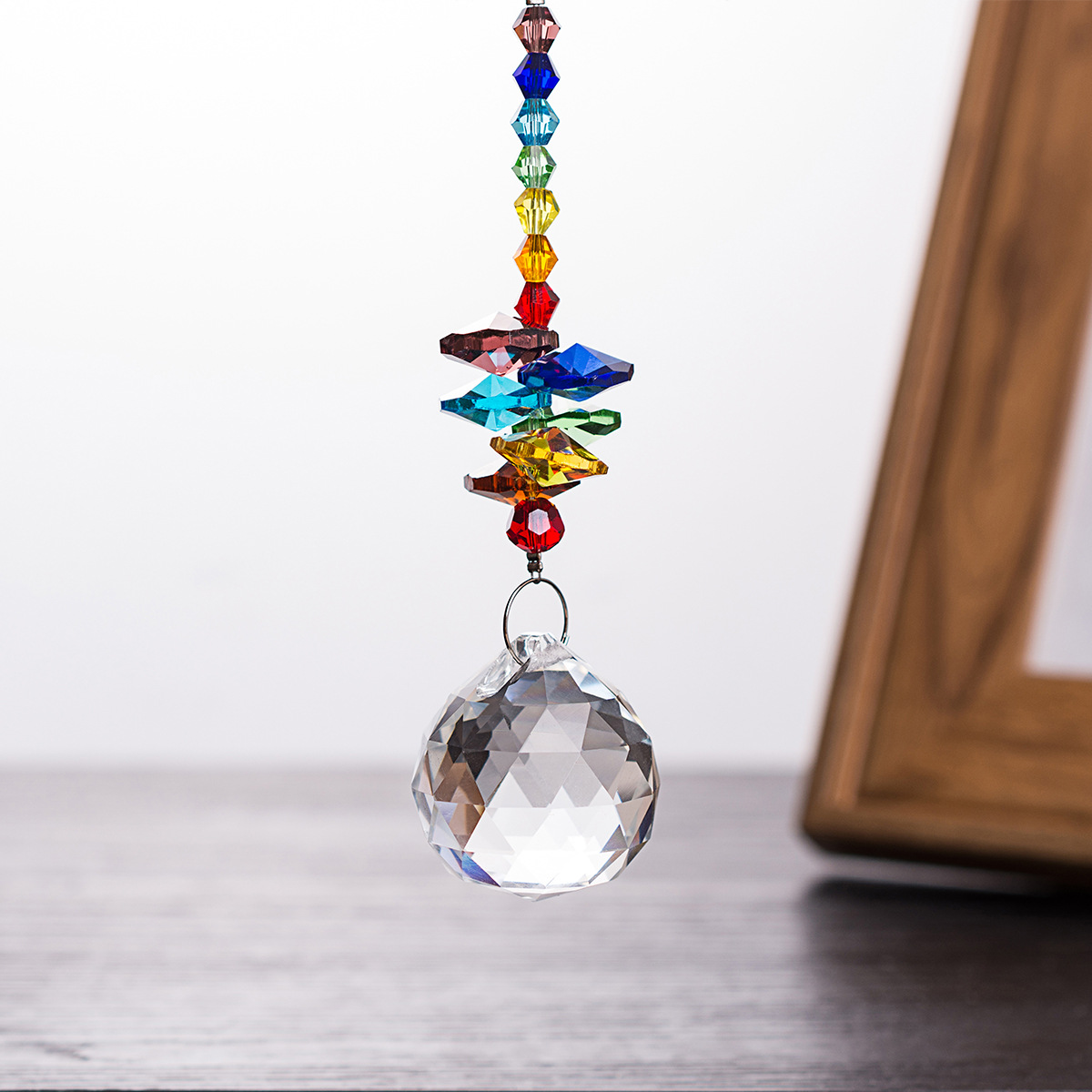 3 Double Rainbow 30MM lighting ball-transparent