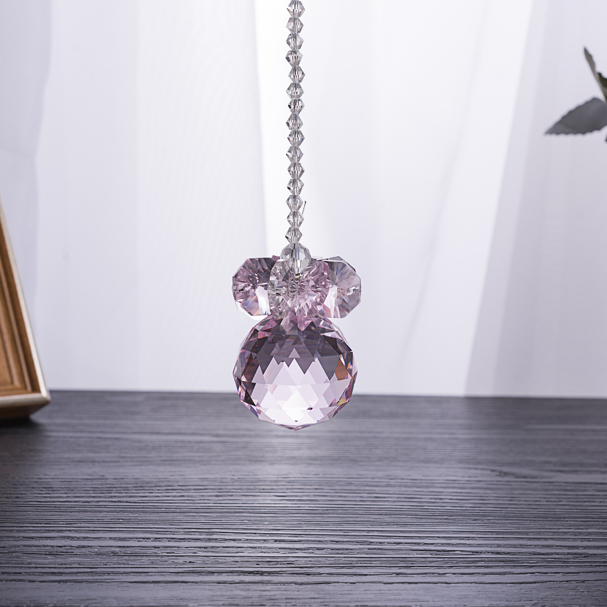 2:K930MM light bulb pendant -- Pink