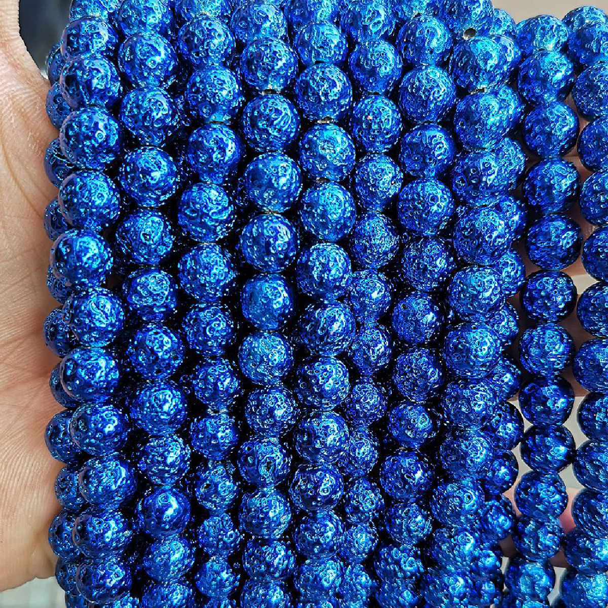 Royal Blue 8mm 48 pcs