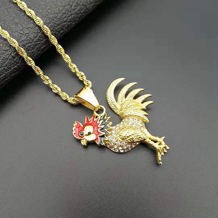 1:Gold single pendant