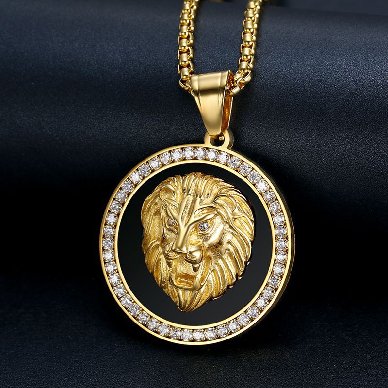 1:Golden zircon version single pendant