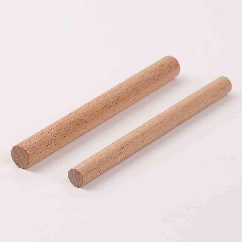 Original wood color 0.8*10CM beech wood stick