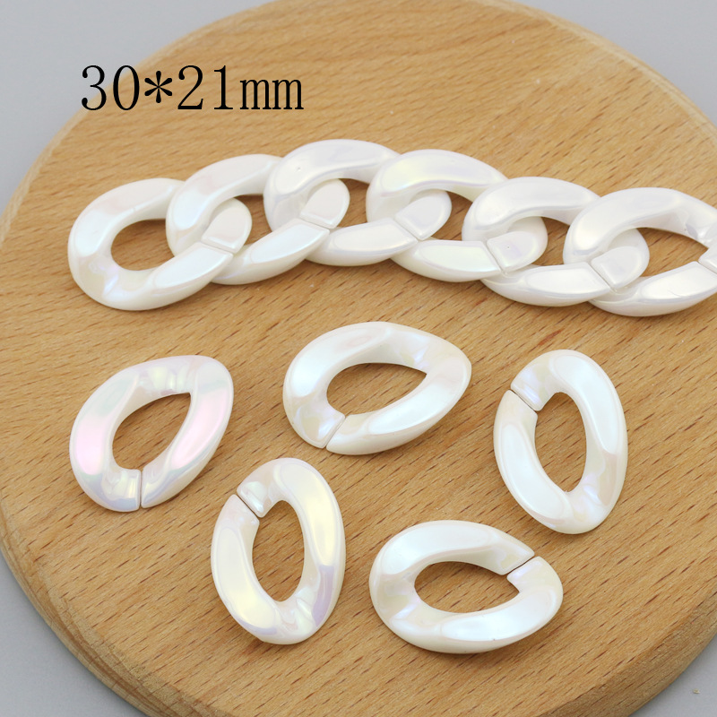 30*21MM white AB color