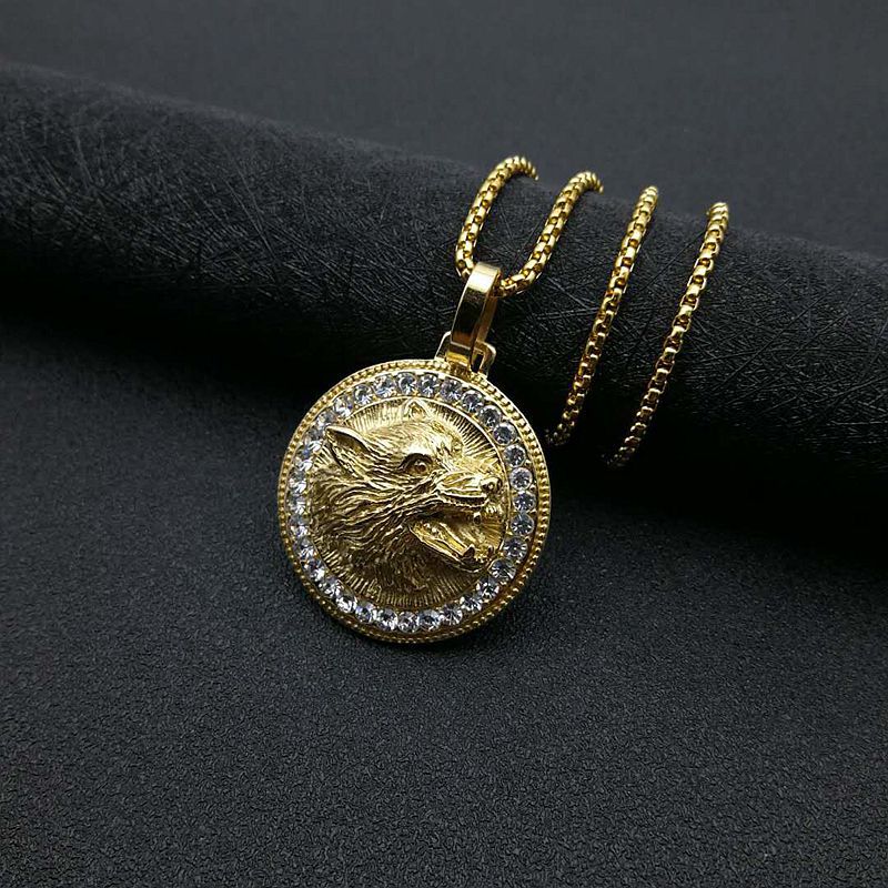 Golden single pendant