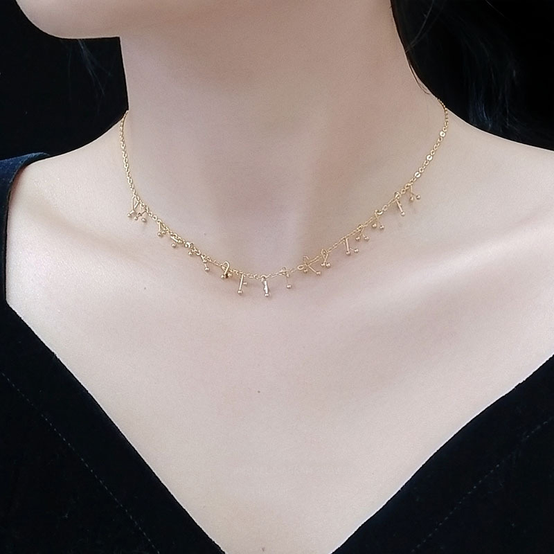 Golden necklace