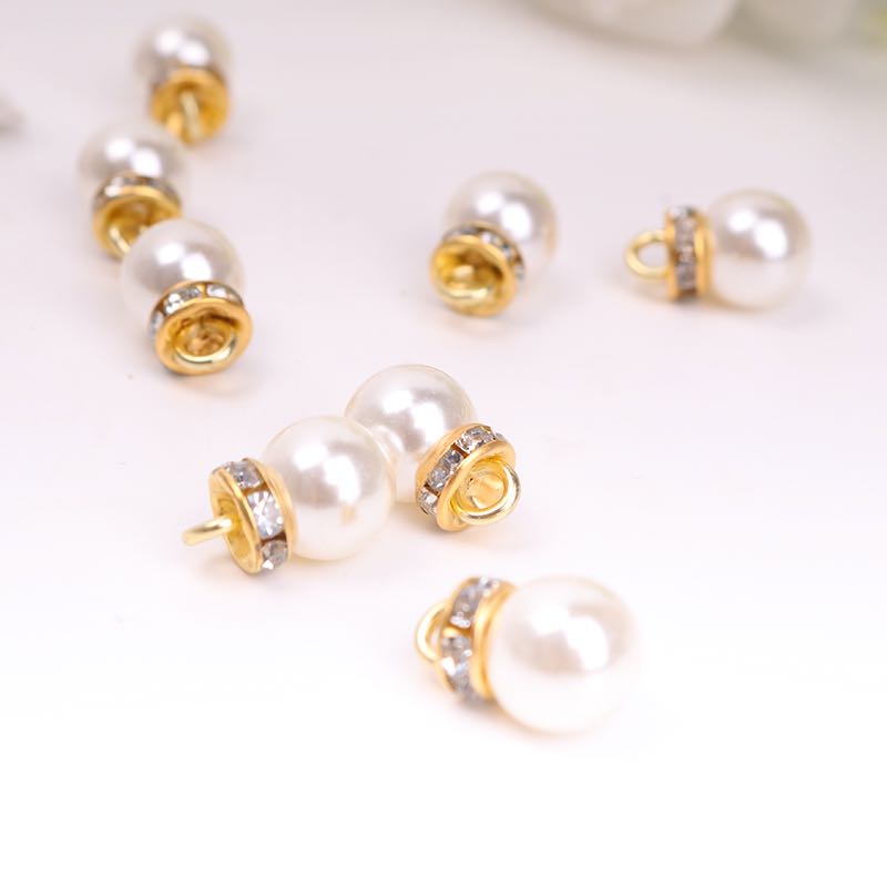 Bright off-white: 8mm (gold head)