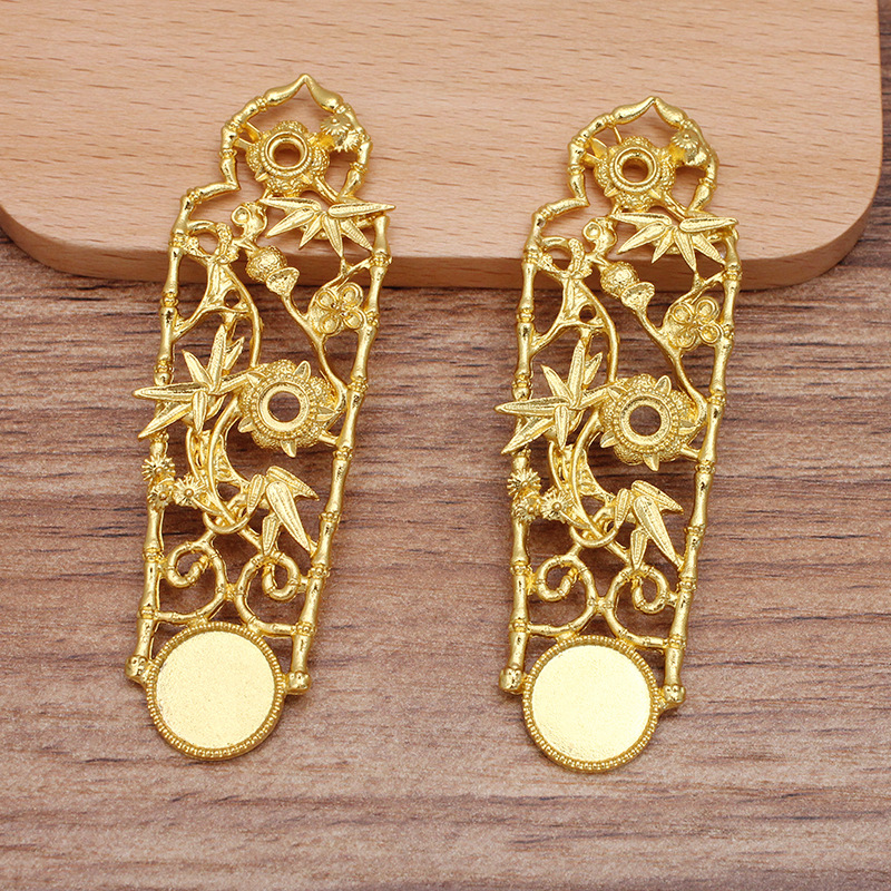 2 gold color plated