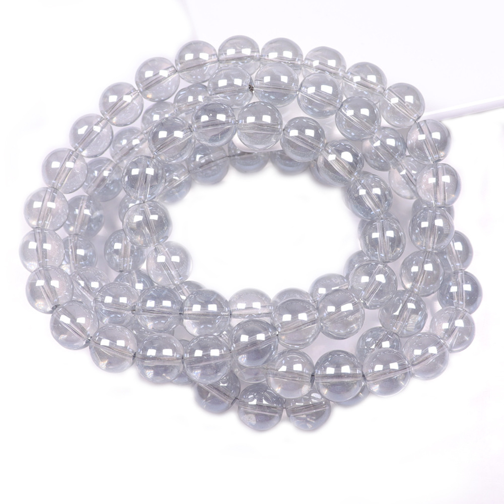 light grey,8mm,84 PCS/Strands