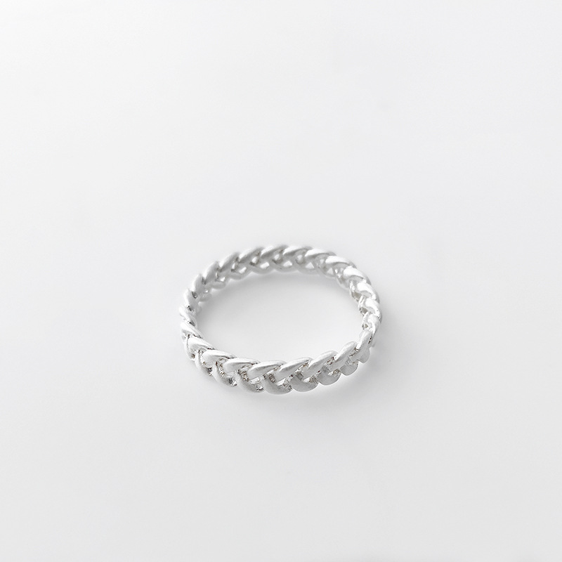 Matte silver,4mm,6