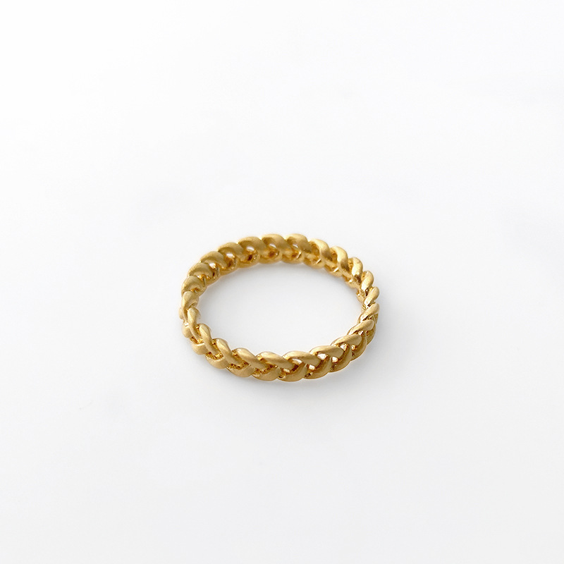 Matte gold,4mm,6