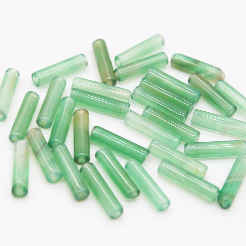 3:3x12mm,green agate