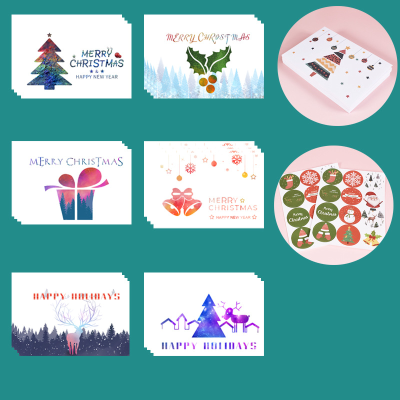 24 pcs with colored envelope stickers