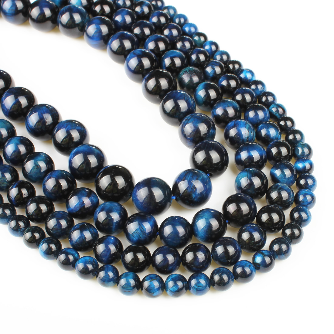 blue 6mm about 61 Pcs/Strand blau