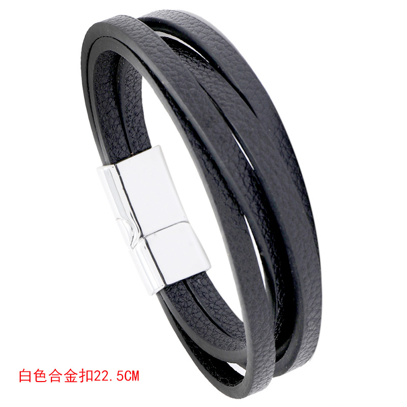 White alloy buckle：22.5CM