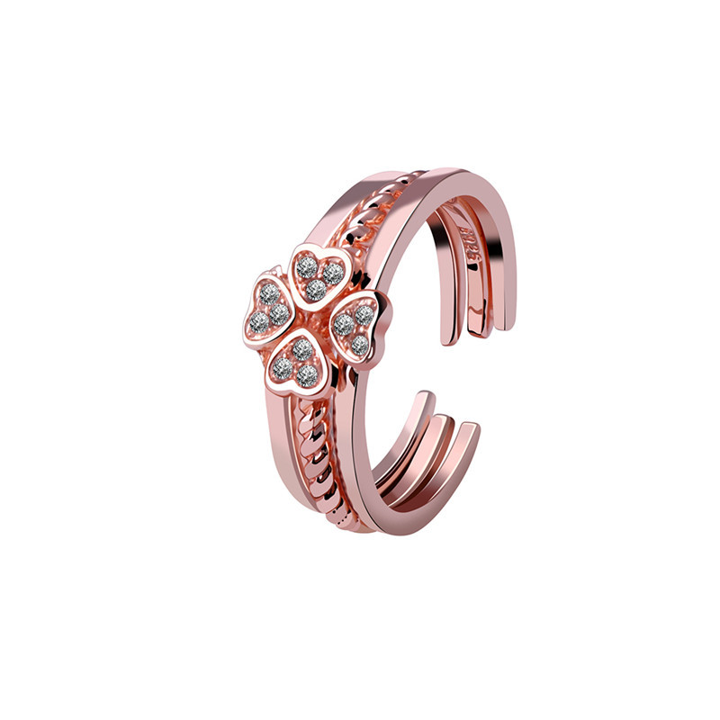 Rose Gold, adjustable opening