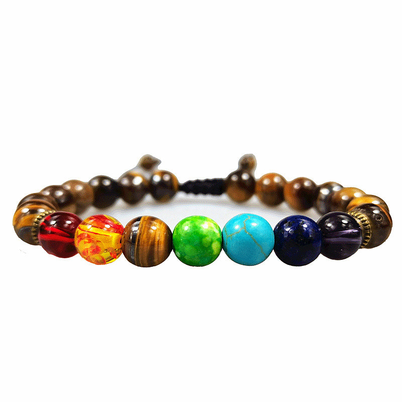 Tiger eye weaving colorful