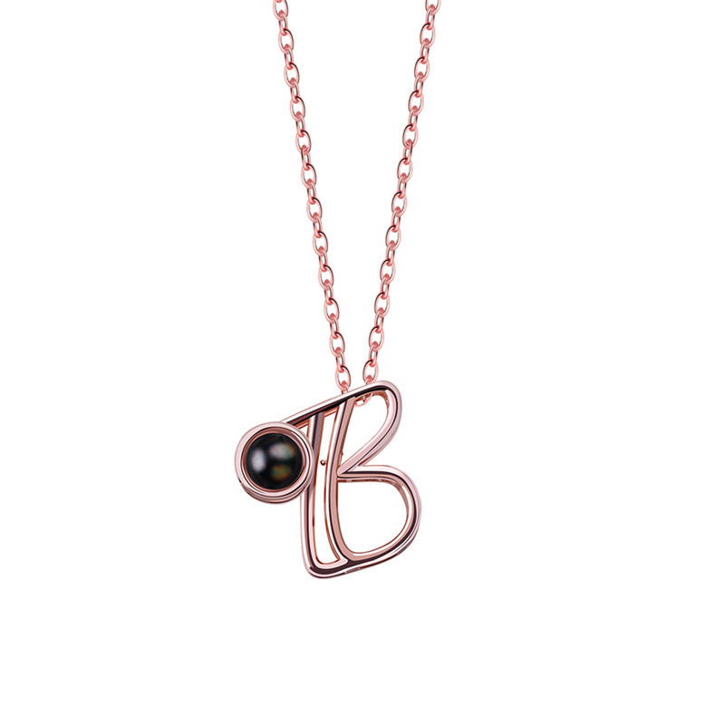 B,rose gold color