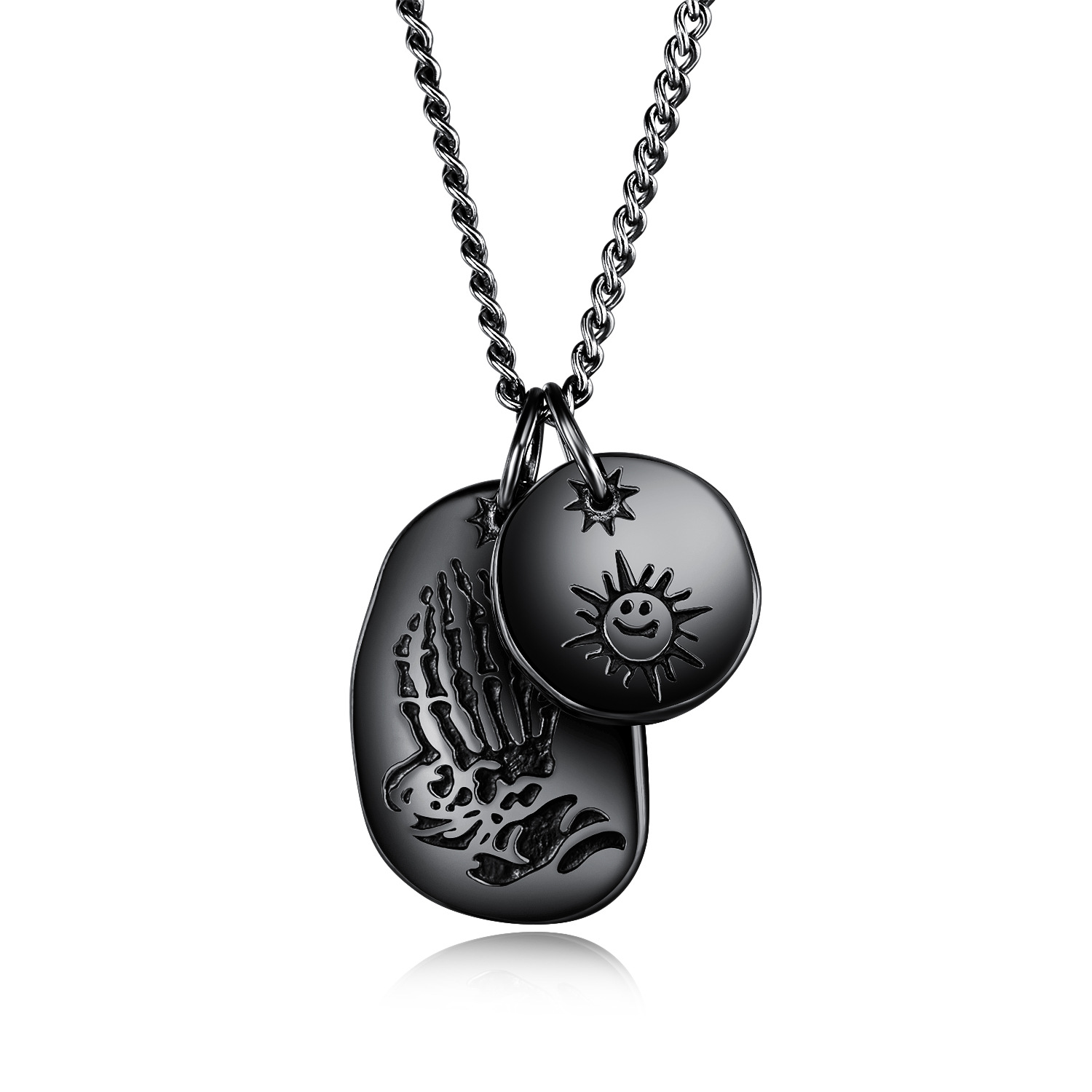 Black pendant + distribution chain