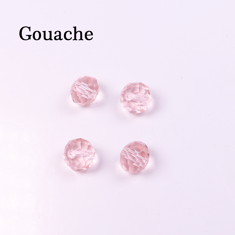 pink,4mm,100 PCS/Strands