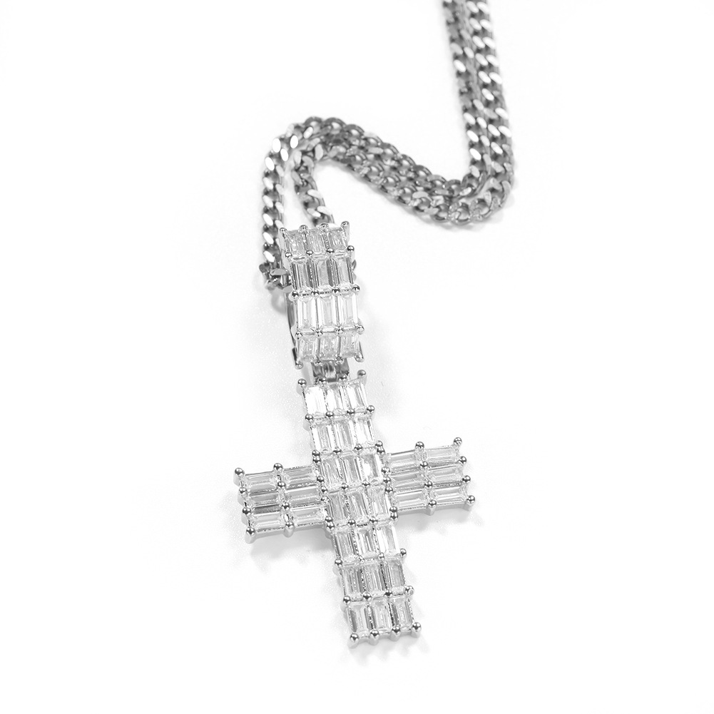 silver color plated Cuba chain