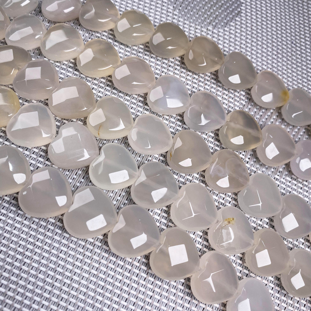 4 white agate