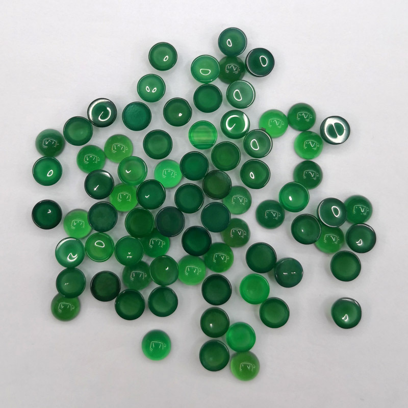 8 green agate