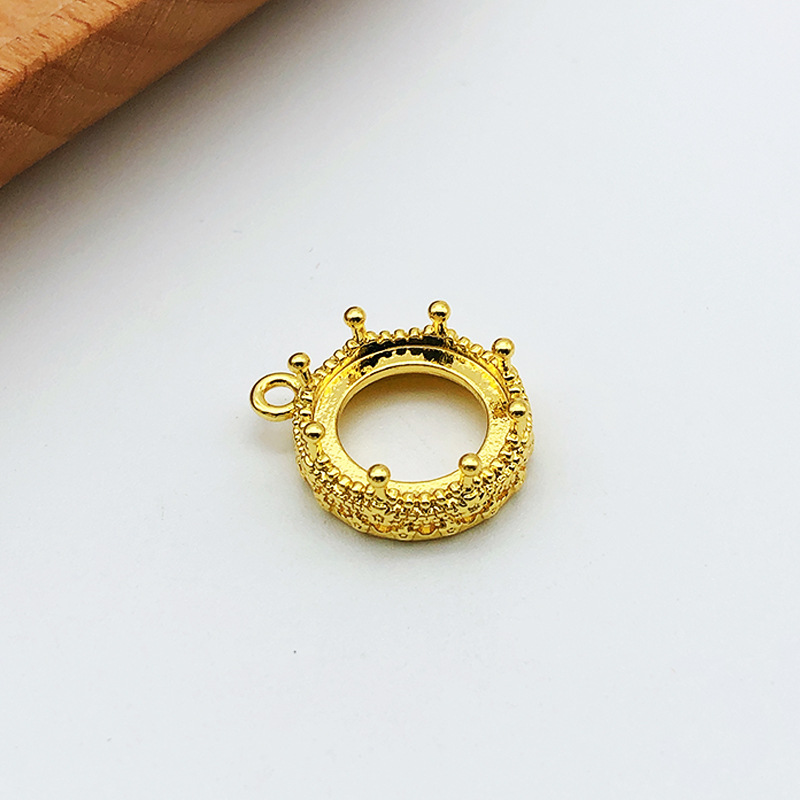 color preserve gold color plated,12mm