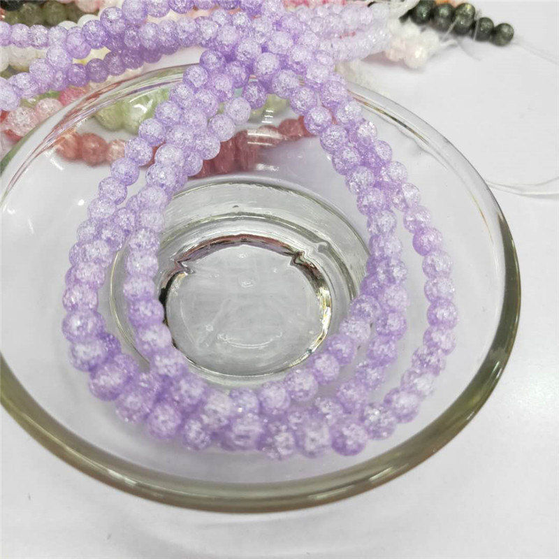 violet , 4mm（About 99 PCS/Strand）