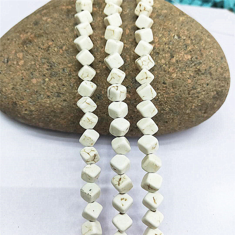 white , 6mm（About 49 PCS/Strand）